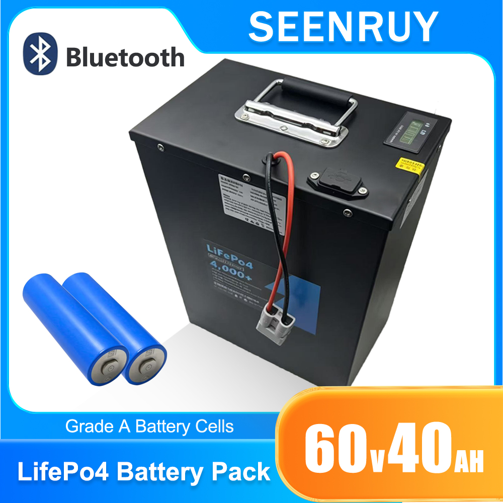 60V 50Ah Electric Scooter Battery - Batería LifePO4 de 60V 40AH de