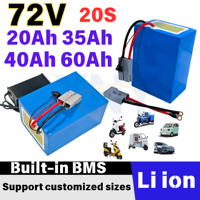 72V 40Ah Lifepo4 Battery Pack - Paquete de baterías de iones de