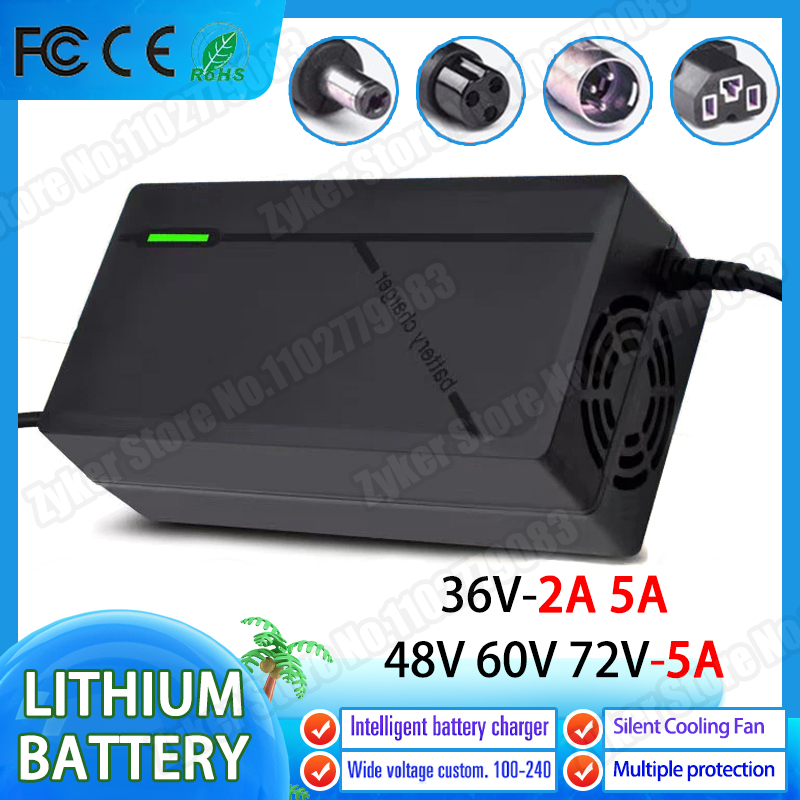 84V 20A Smart Charger - Cargador de batería de litio de