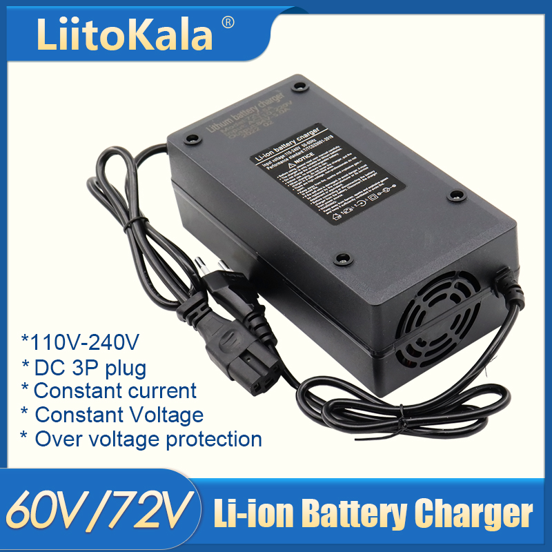 Cargador de batería de litio d - 84V 20A Smart Charger reseña y precio