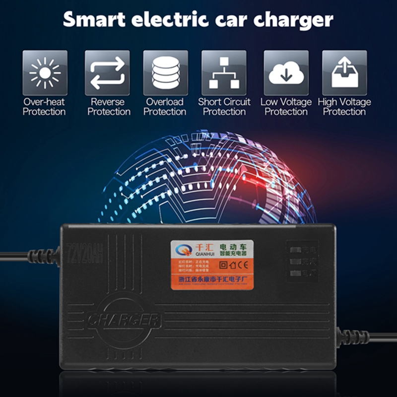 Cargador de batería para motoc - 84V 20A Smart Charger reseña y precio