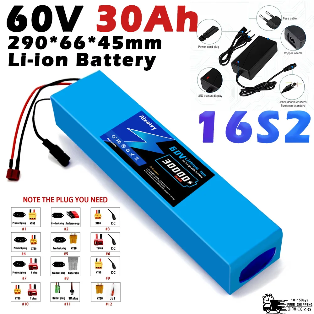 2025 Paquete de batería de ion - 60V 50Ah Electric Scooter Battery reseña y precio
